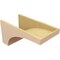 Ekena Millwork 12"W x 24"D x 12"H Wide Stockport Rough Cedar Woodgrain TimberThane Corbel, Primed Tan CORUR12X24X12STORCPR - alternate 2